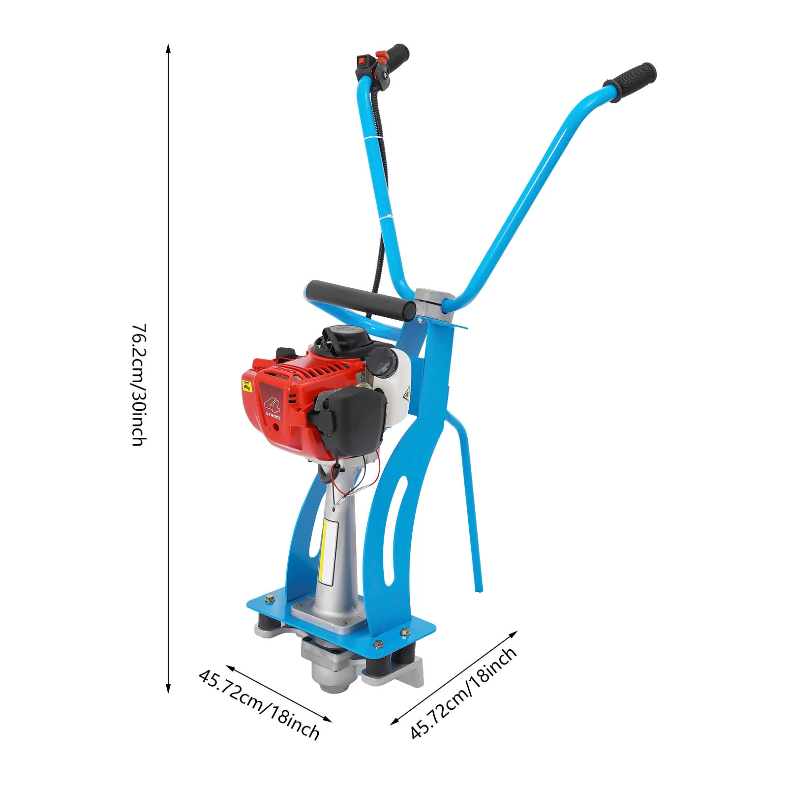 Blue Vibrating Concrete Power Screed 900w 0.65L/0.17gal 29.52*17.71*17.71in for Vibrating Cement Concrete Pavement, Bridge Decks
Blue Vibrating Concrete Power Screed 900w 0.65L/0.17gal 29.52*17.71*17.71in for Vibrating Cement Concrete Pavement, Bridge Decks