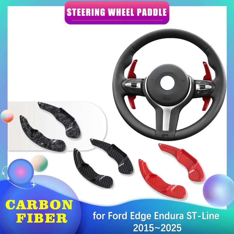 Автомобильное рулевое колесо для Ford Edge Endura ST-Line 2015 ~ 2025 2016, 2017 2018 2019 2020 2021 2022 2023 2024 ABS, углеродное волокно, рычаг переключения передач, аксессуары для удлинения
Автомобильное рулевое колесо для Ford Edge Endura ST-Line 2015 ~ 2025 2016, 2017 2018 2019 2020 2021 2022 2023 2024 ABS, углеродное волокно, рычаг переключения передач, аксессуары для удлинения