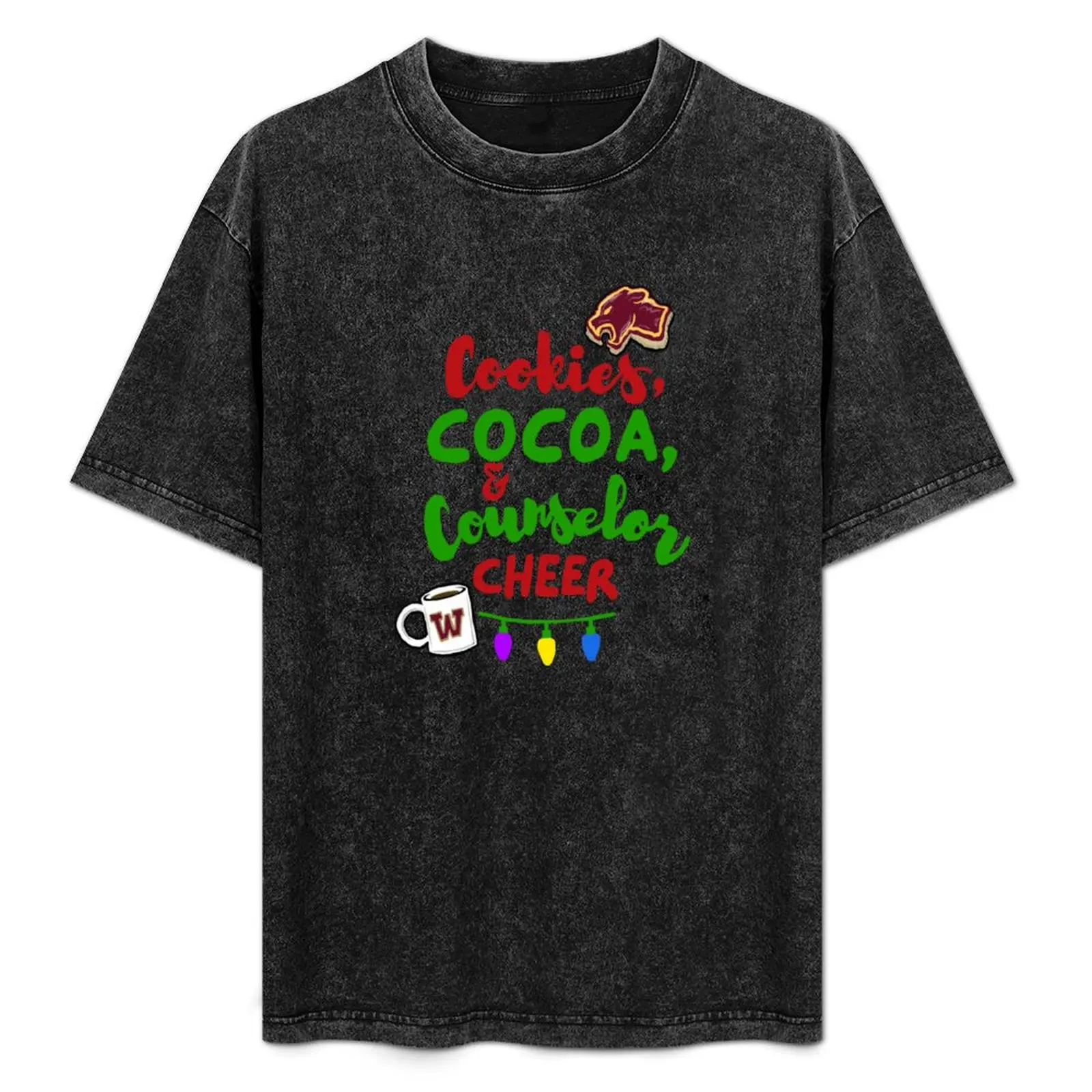 Cookies, Cocoa and counselor cheer T-Shirt Casual Soft Cotton Short Sleeve Tee
Cookies, Cocoa and counselor cheer T-Shirt Casual Soft Cotton Short Sleeve Tee