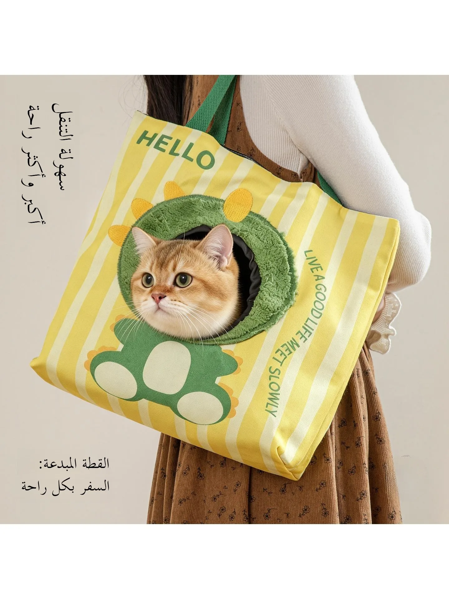 Outgoing Lightweight Small Pet Canvas Bag with Leash Large Capacity Handheld Crossbody Dog Bag for Travel And Home Use
Outgoing Lightweight Small Pet Canvas Bag with Leash Large Capacity Handheld Crossbody Dog Bag for Travel And Home Use