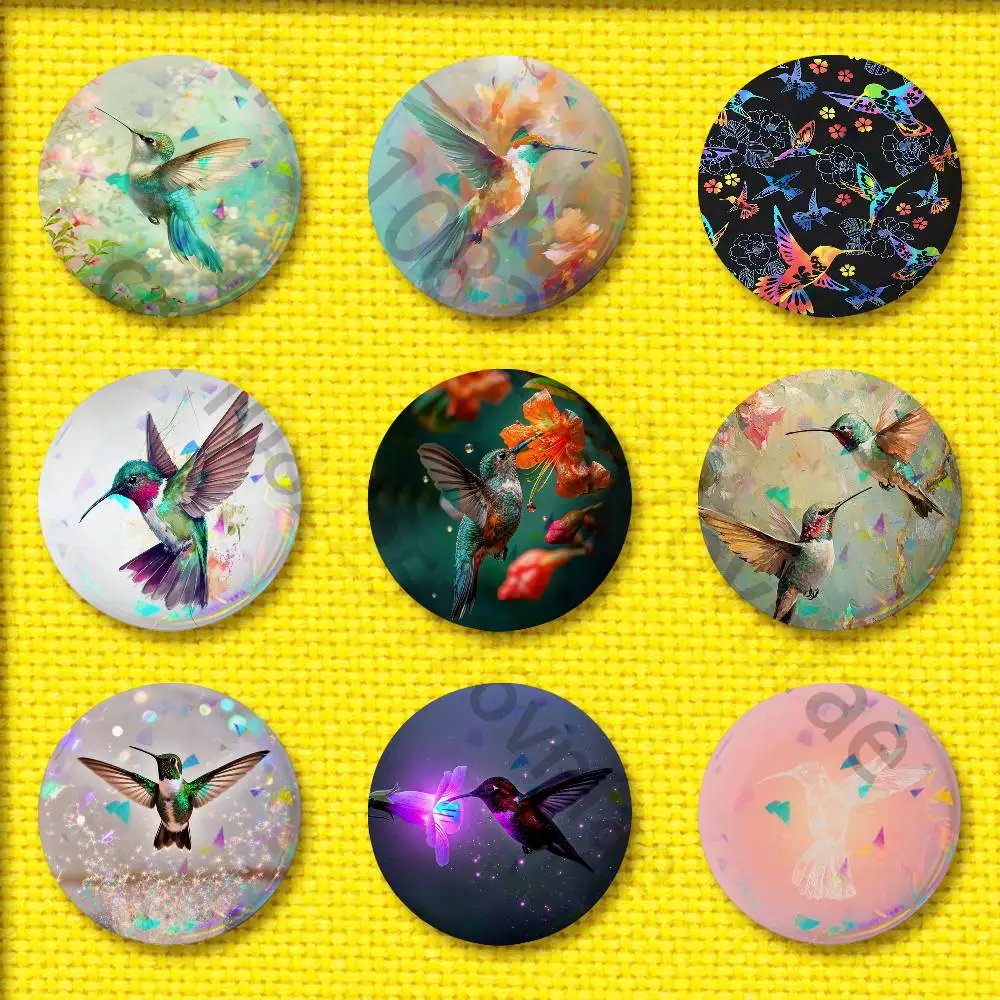 Colorful Bird Hummingbird Badge For 44mm 25mm 75mm 32mm 58mm Round Pin Brooch Insignia Cover Accessories
Colorful Bird Hummingbird Badge For 44mm 25mm 75mm 32mm 58mm Round Pin Brooch Insignia Cover Accessories