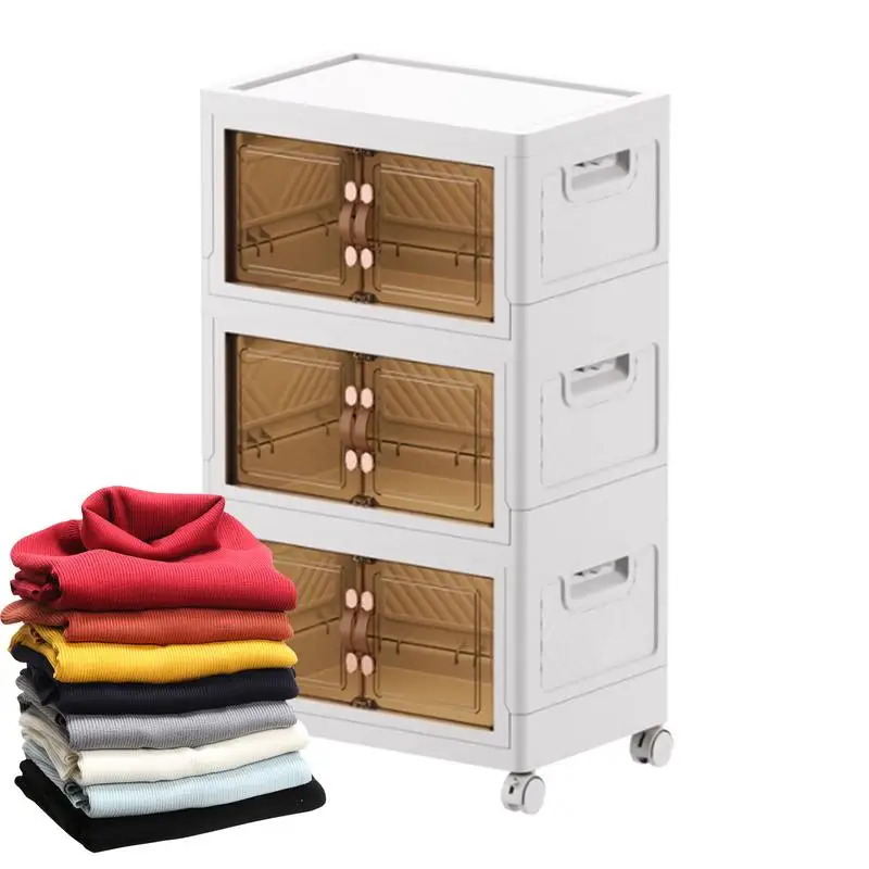 Foldable multi-layer storage cabinet Cloth Organizers Box Storage Box Book Storage Bin Organizing Containers Home accessories
Foldable multi-layer storage cabinet Cloth Organizers Box Storage Box Book Storage Bin Organizing Containers Home accessories