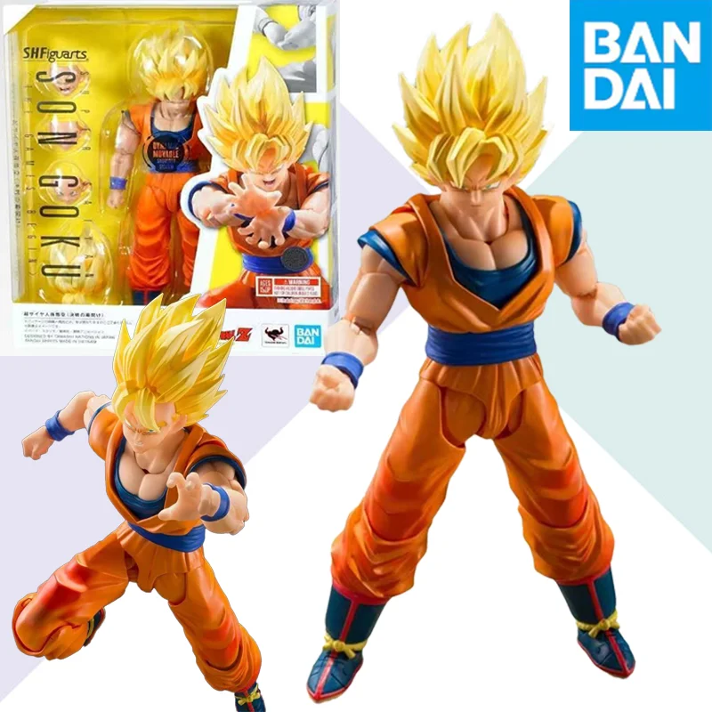 Оригинальная фигурка BANDAI Dragon Ball Z S.H.Figuarts SUPER SAIYAN SON GOKU, аниме-фигурка, сборная модель, игрушка, подарок для детей
Оригинальная фигурка BANDAI Dragon Ball Z S.H.Figuarts SUPER SAIYAN SON GOKU, аниме-фигурка, сборная модель, игрушка, подарок для детей