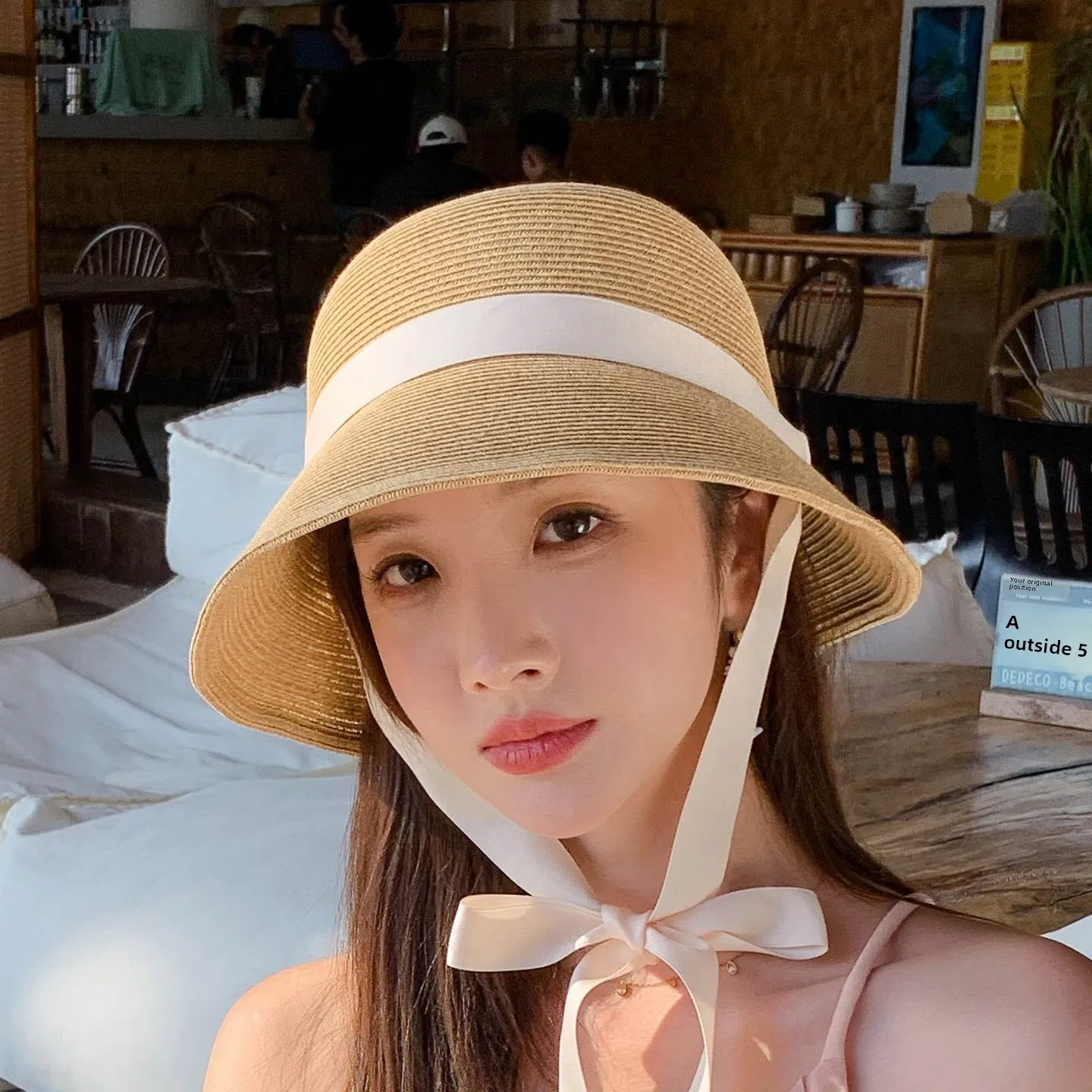 Hebe Style Straw Hat Women's High-End Woven Sunshade Large Brim Face Slimming Sun Hat Vacation Summer Casual Universal Size
Hebe Style Straw Hat Women's High-End Woven Sunshade Large Brim Face Slimming Sun Hat Vacation Summer Casual Universal Size