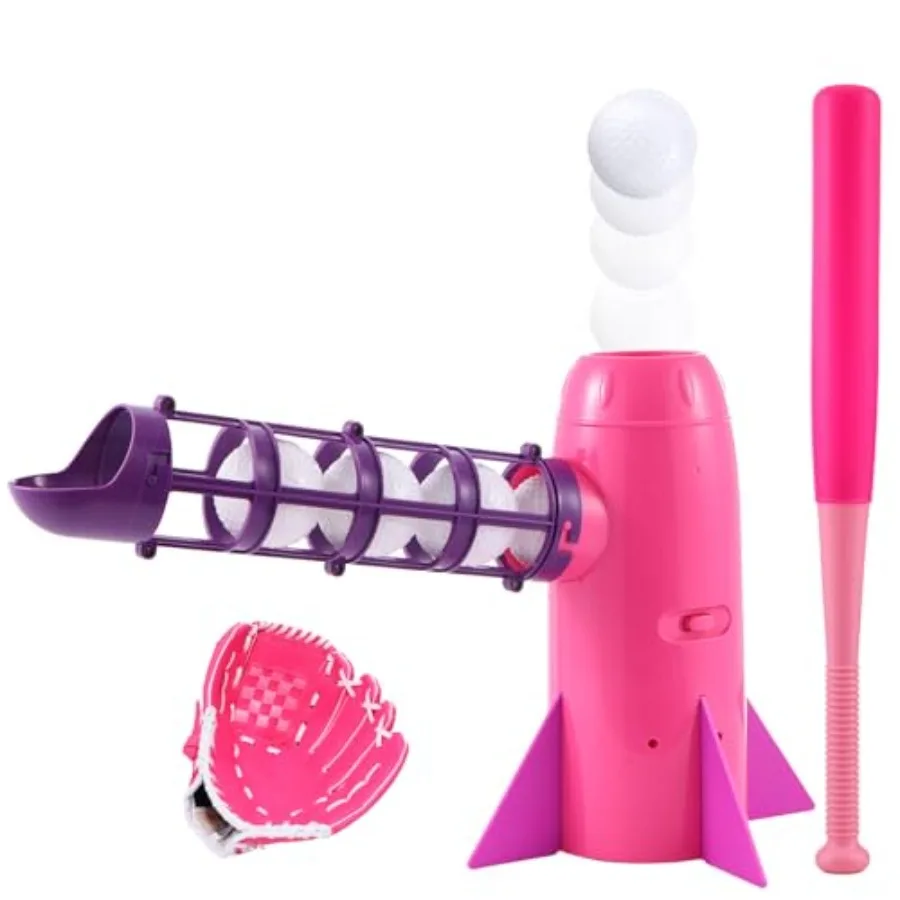 Baseball Pitching Machine Pop-Up Baseball Popper for Hitting Practice Auto Pop and Pitch Trainer Set with Bat Balls and Glove B
Baseball Pitching Machine Pop-Up Baseball Popper for Hitting Practice Auto Pop and Pitch Trainer Set with Bat Balls and Glove B