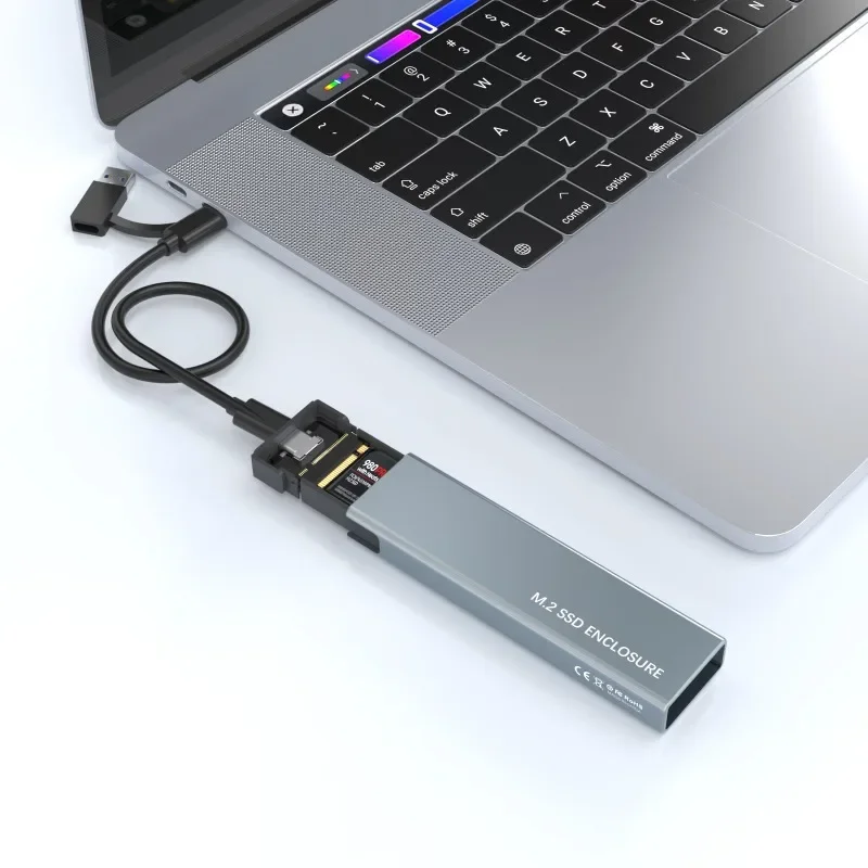 M2 Dual Protocol SSD Mobile Hard Disk Case TYPE-C 3.2Gen2 Aluminum Case NVME/SATA Solid State Disk Case
M2 Dual Protocol SSD Mobile Hard Disk Case TYPE-C 3.2Gen2 Aluminum Case NVME/SATA Solid State Disk Case
