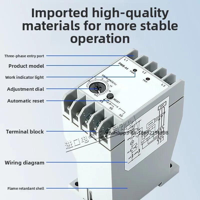 2026 New phase sequence relay PMR-44 motor protector PMR-440N7 is in stock
2026 New phase sequence relay PMR-44 motor protector PMR-440N7 is in stock