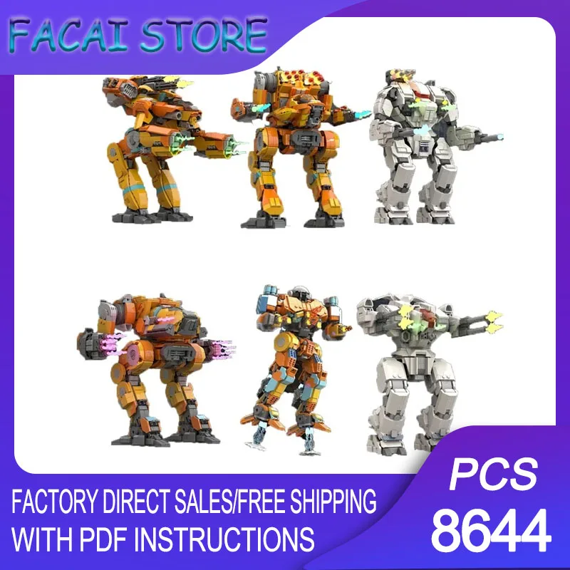 Popular Movie Model Moc Building Blocks Combat Technology Mecha Space Model Technology Modular Brick Assembly Construction Toy