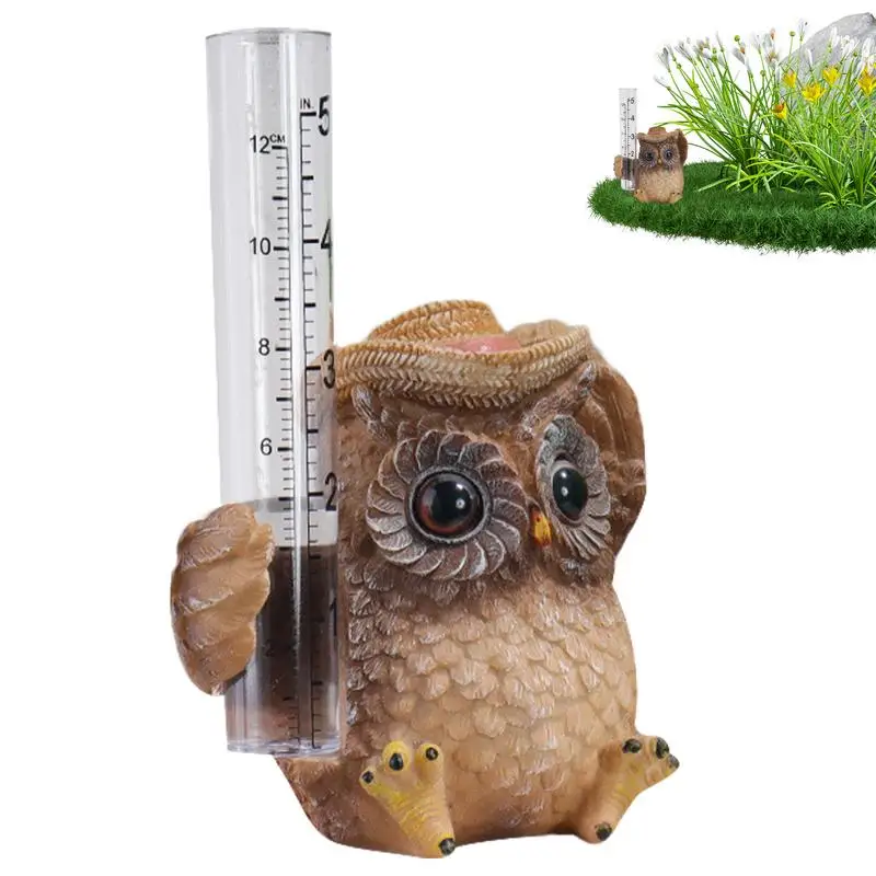 Outdoor Rain Gauge Cute Animal Garden Statue Sprinkler Gauge Outdoor Cartoon Resin Owl Sculpture Water Meter Rainfall Measuring
Outdoor Rain Gauge Cute Animal Garden Statue Sprinkler Gauge Outdoor Cartoon Resin Owl Sculpture Water Meter Rainfall Measuring