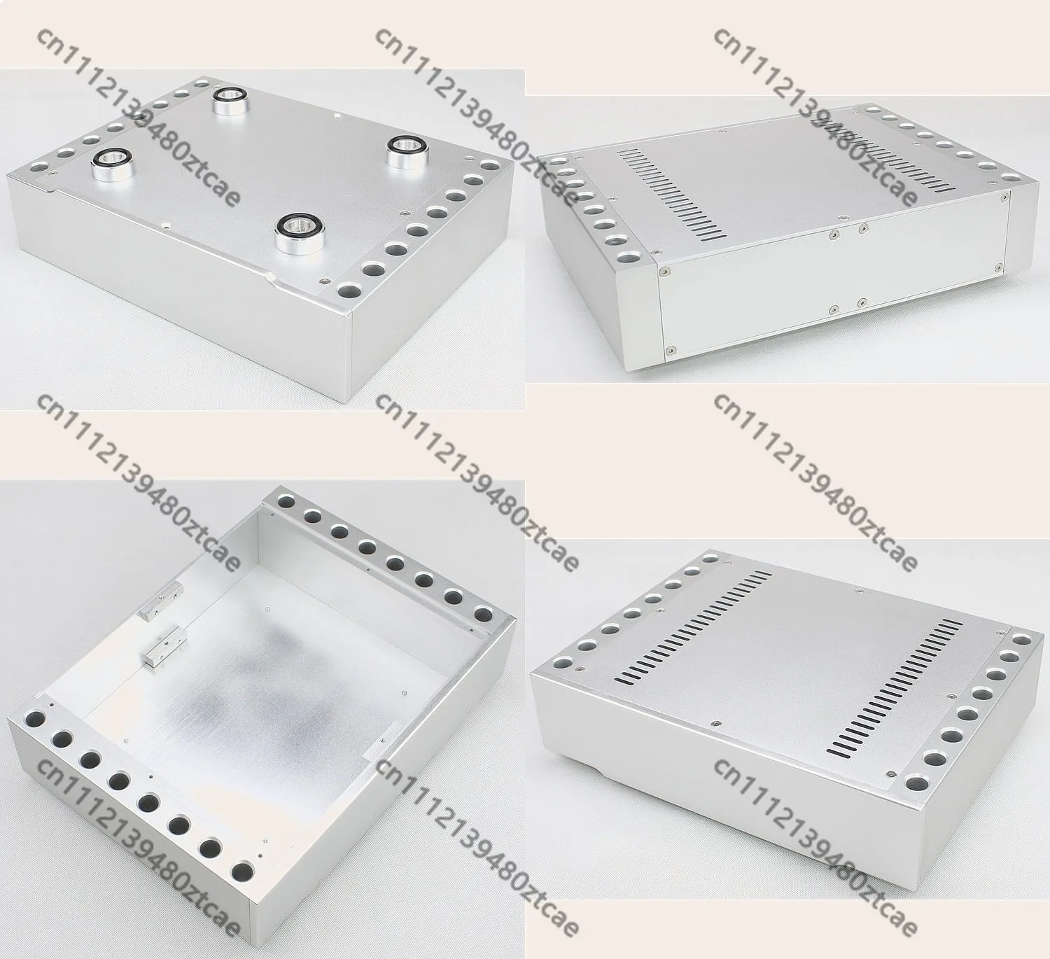 Aluminum Preamp & Amplifier Chassis 270x360x86mm Audio Equipment Enclosure
Aluminum Preamp & Amplifier Chassis 270x360x86mm Audio Equipment Enclosure