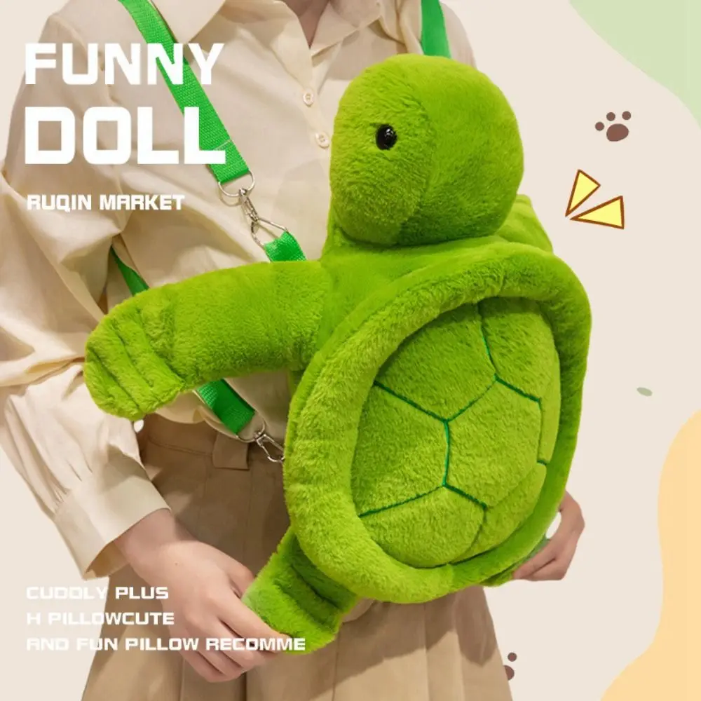 Animals Turtle Plush Backpack Phone Bag Large Capacity Turtle Doll Shoulder Bag Cute Plush Doll Cartoon Plush Schoolbag Outdoor
Animals Turtle Plush Backpack Phone Bag Large Capacity Turtle Doll Shoulder Bag Cute Plush Doll Cartoon Plush Schoolbag Outdoor