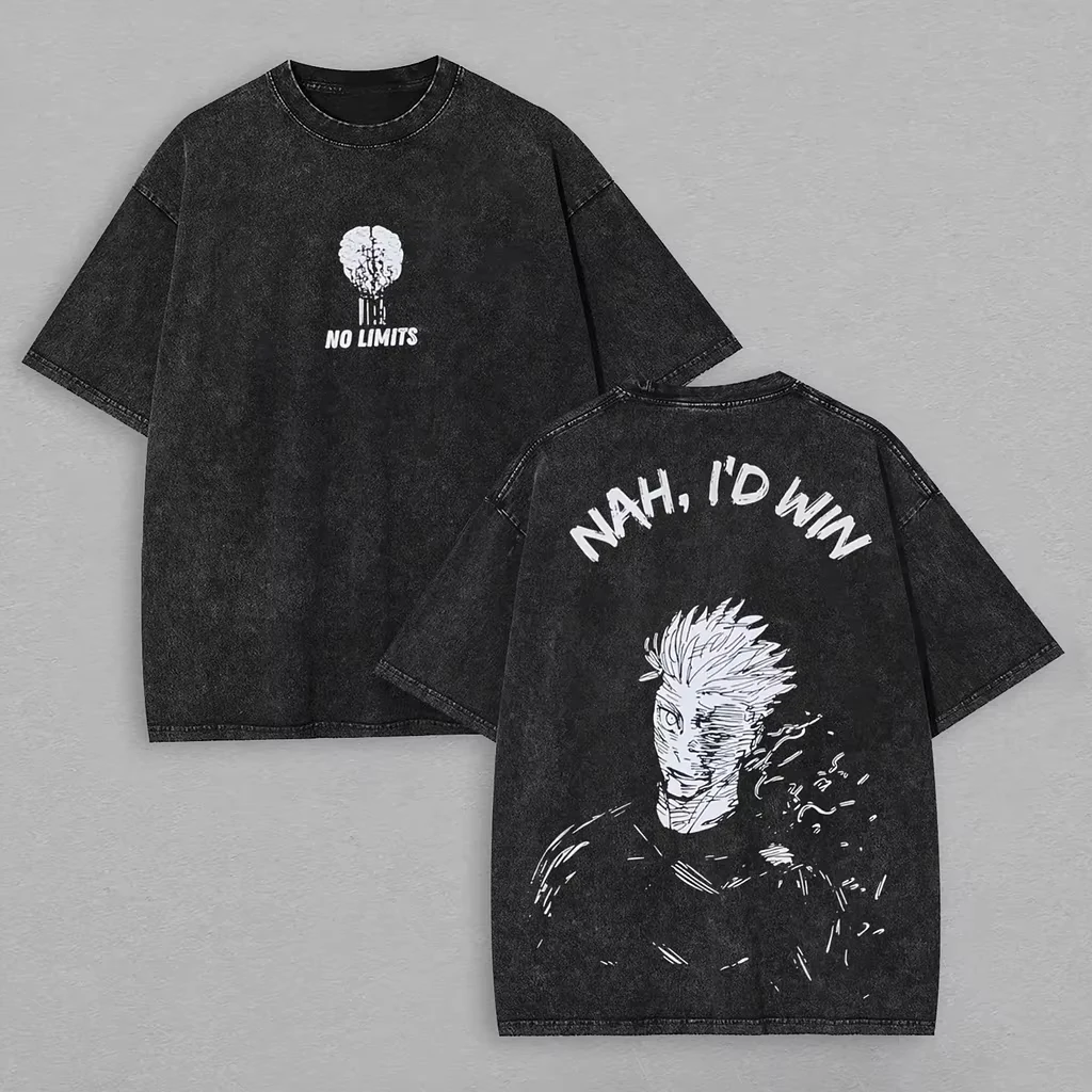 2026 Anime Jujutsu Kaisen Gojo Satoru Printed T-shirt Men's and Women's Washed T-shirt High Quality Vintage Cotton T-shirt Tops
2026 Anime Jujutsu Kaisen Gojo Satoru Printed T-shirt Men's and Women's Washed T-shirt High Quality Vintage Cotton T-shirt Tops