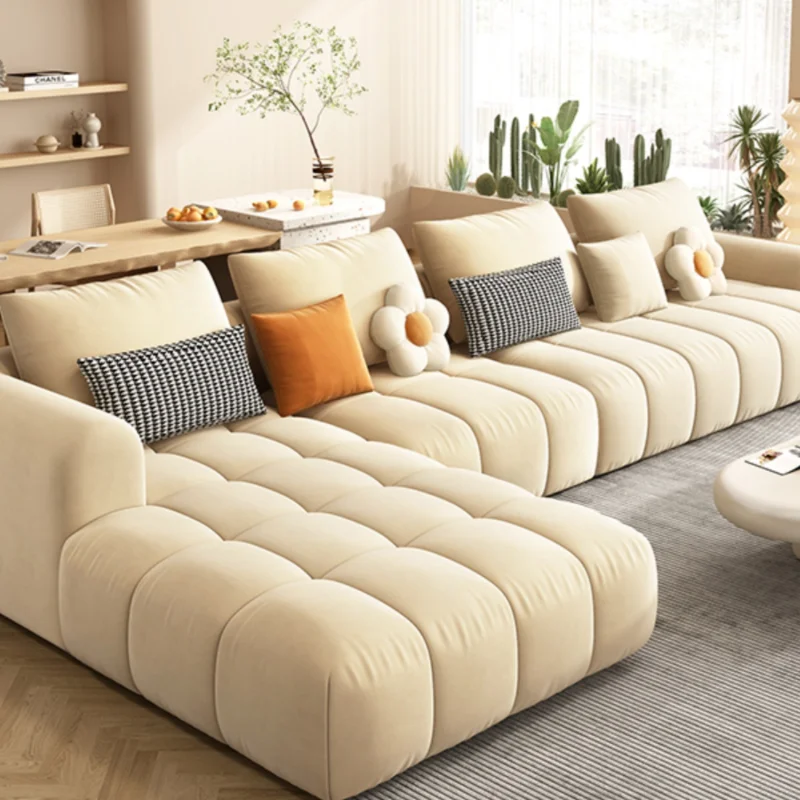 Frameless Technology Fabric French Relax Sofa Cream Style Simple Modern Living Room Straight Internet Celebrity Anti Cat Scratch
Frameless Technology Fabric French Relax Sofa Cream Style Simple Modern Living Room Straight Internet Celebrity Anti Cat Scratch