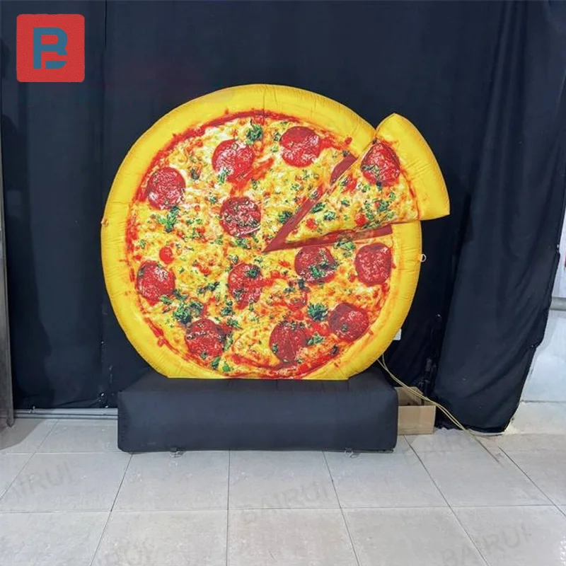 Inflatable pizza, with detachable pizza slices, suitable for carnivals and food truck events
Inflatable pizza, with detachable pizza slices, suitable for carnivals and food truck events