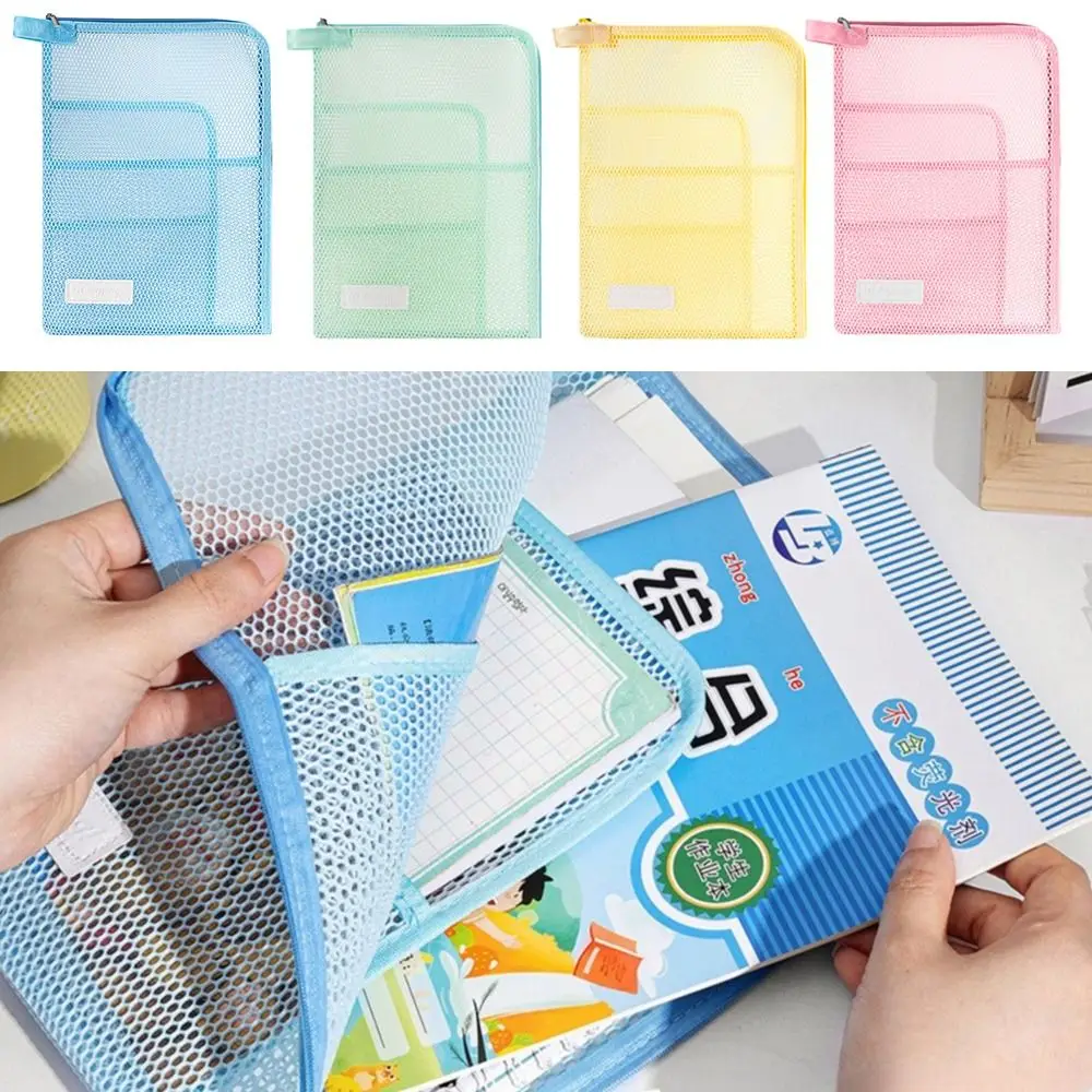 Multi Functional Mesh A4 File Folder Dopamine Color Large Capacity File Bag L-shape Large Opening Test Paper Organizer Students
Multi Functional Mesh A4 File Folder Dopamine Color Large Capacity File Bag L-shape Large Opening Test Paper Organizer Students