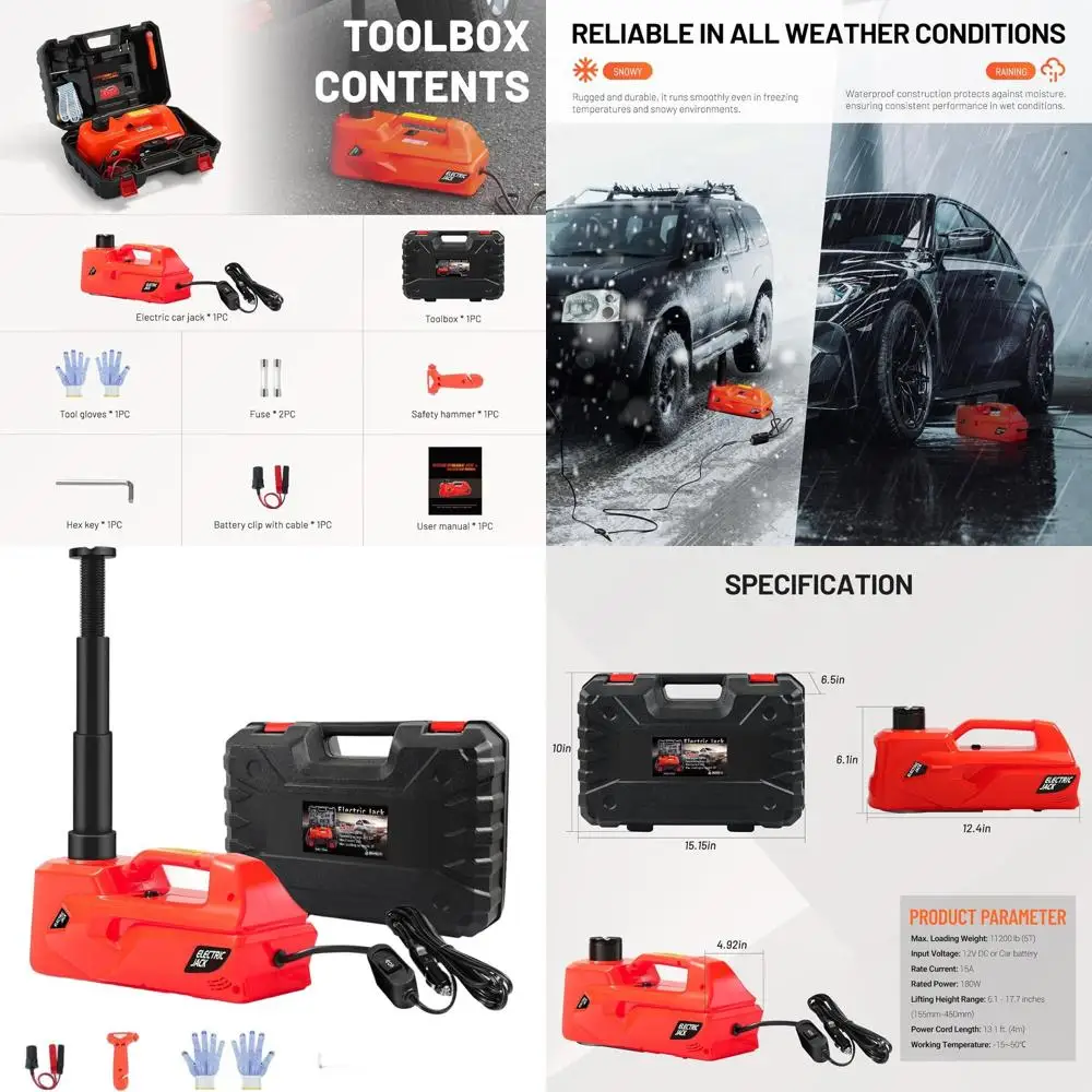 5-Ton Hydraulic Car Lift Jack: Portable, Economical, and Durable for Emergency Repairs and Maintenance
5-Ton Hydraulic Car Lift Jack: Portable, Economical, and Durable for Emergency Repairs and Maintenance