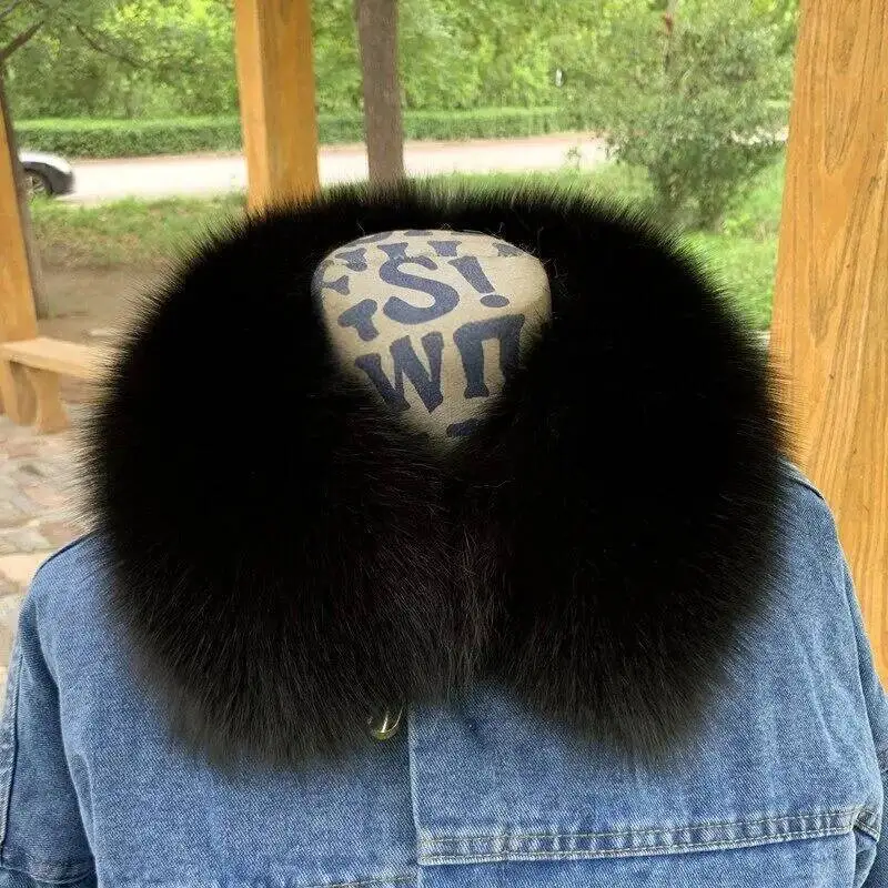 Winter Real Fur Collar Natural Fox Fur Square Collar For Women Fur Scarves For Down Jacket Outdoor Keep Warmer Ring Scarf Shawls
Winter Real Fur Collar Natural Fox Fur Square Collar For Women Fur Scarves For Down Jacket Outdoor Keep Warmer Ring Scarf Shawls