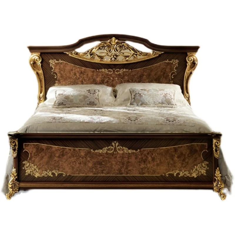 English solid wood double bed European carved master bedroom 1.8 meters wedding bed neoclassical
English solid wood double bed European carved master bedroom 1.8 meters wedding bed neoclassical
