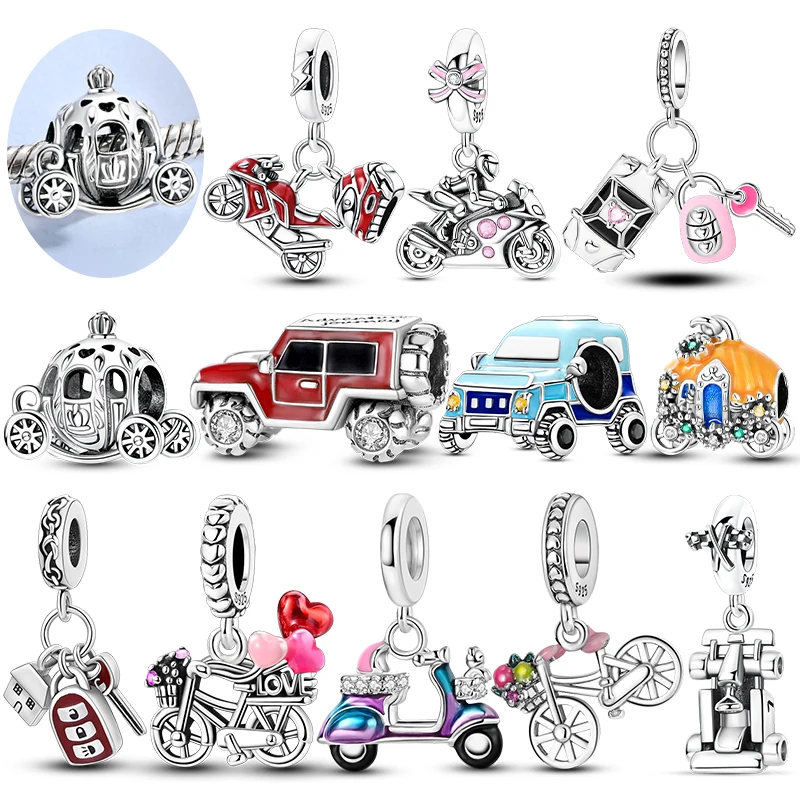 Original 925 Sterling Silver Charm Bangle Fit Original Bracelet Sports Car Motorcycle Bicycle Pendant For Women DIY Jewelry Gift
Original 925 Sterling Silver Charm Bangle Fit Original Bracelet Sports Car Motorcycle Bicycle Pendant For Women DIY Jewelry Gift