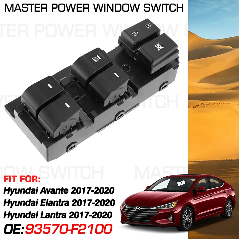 Power Master Window Switch 93570-F2100 18 Pins For Hyundai Avante Hyundai Elantra Hyundai Lantra 2017 2018 2019 2020 93570F2100
Power Master Window Switch 93570-F2100 18 Pins For Hyundai Avante Hyundai Elantra Hyundai Lantra 2017 2018 2019 2020 93570F2100