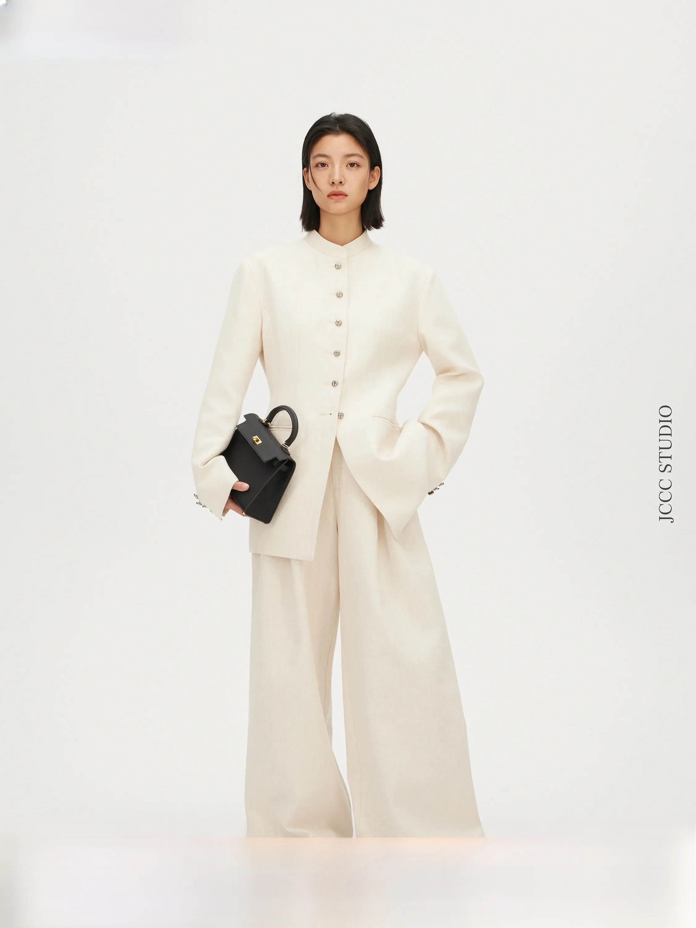 JCCC Shadow March Wind Intellectually Commuting Waist Cinching Slim Fit Wide Leg Pants Suit Two Piece Set Business Women's Wear
JCCC Shadow March Wind Intellectually Commuting Waist Cinching Slim Fit Wide Leg Pants Suit Two Piece Set Business Women's Wear
