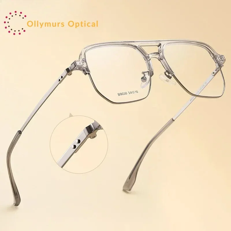 Ollymurs Fashion New Reading Glasses Can Be CustomizedModels of Personalized Simple Design Men's Anti-blue Light Prescription 9
Ollymurs Fashion New Reading Glasses Can Be CustomizedModels of Personalized Simple Design Men's Anti-blue Light Prescription 9