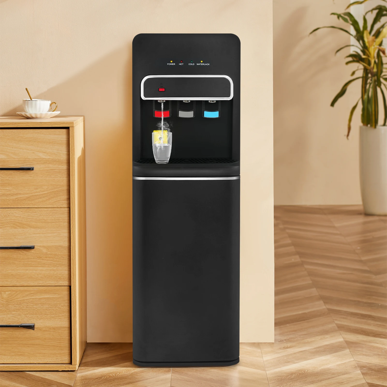 Floor-Standing Bottom-Loading Water Dispenser US Standard 3 Water Outlets for Home/Office Use
Floor-Standing Bottom-Loading Water Dispenser US Standard 3 Water Outlets for Home/Office Use