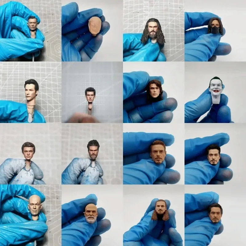 Ручная роспись, масштаб 1/12, скульптура головы Тома Пеппера, модель головы SHF Mafex для 6-дюймовых фигурок.
Ручная роспись, масштаб 1/12, скульптура головы Тома Пеппера, модель головы SHF Mafex для 6-дюймовых фигурок.