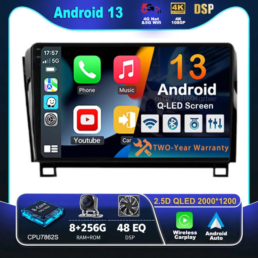 Автомобильная Мультимедийная система на Android 13 для Toyota Tundra XK50 2007-2013 Sequoia XK60 2008-2017
Автомобильная Мультимедийная система на Android 13 для Toyota Tundra XK50 2007-2013 Sequoia XK60 2008-2017
