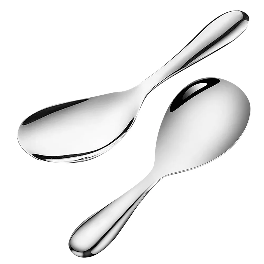 2 Pcs Stainless Steel Rice Spoon Serving Paddle Scooper Repair Sugar Silver Mash Spatula
2 Pcs Stainless Steel Rice Spoon Serving Paddle Scooper Repair Sugar Silver Mash Spatula