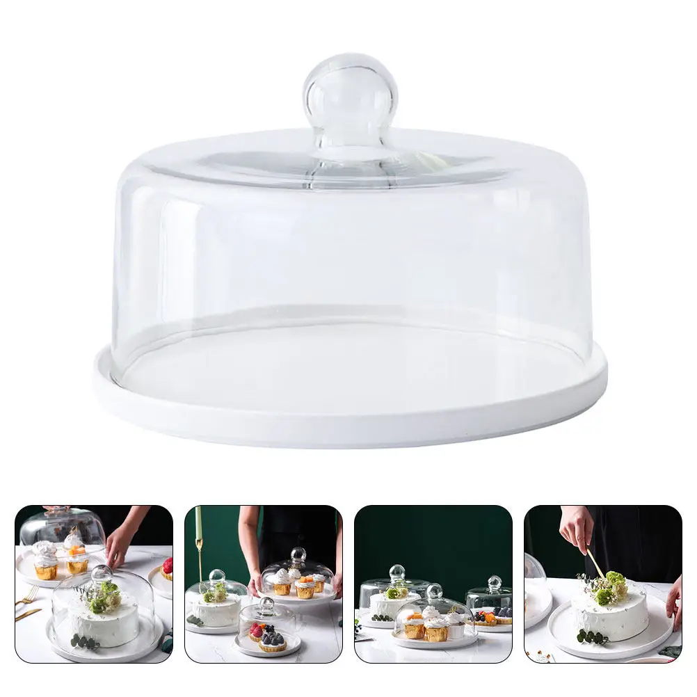 1Pcs Dustproof Cake Tray Ceramic White Glass Set Professional Dessert Display Party Wedding Food Cover
1Pcs Dustproof Cake Tray Ceramic White Glass Set Professional Dessert Display Party Wedding Food Cover