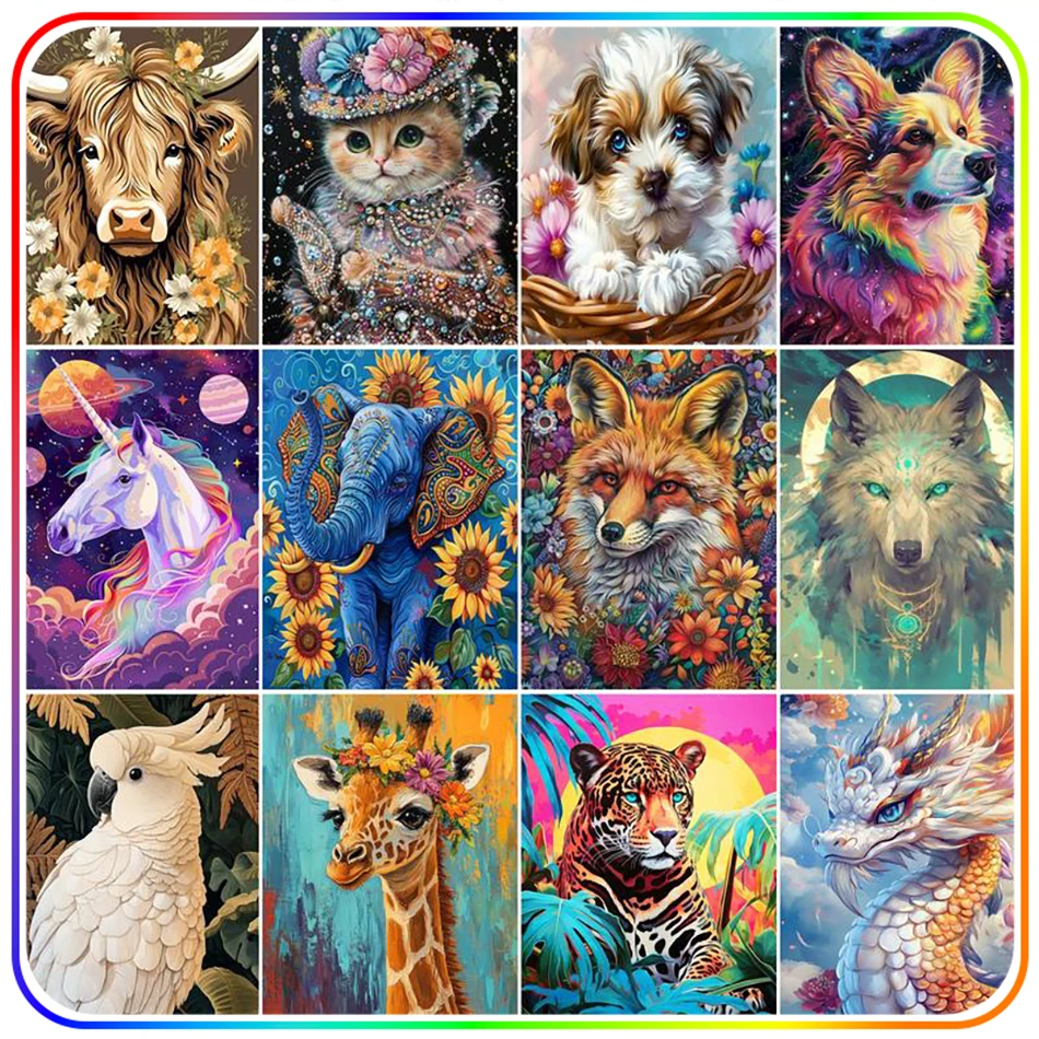 SDOYUNO Diamond Painting Novelties For Adults Animals Full Round Square Drill Diy Set Arts Crafts Crystal 5D Diamond Pictures
SDOYUNO Diamond Painting Novelties For Adults Animals Full Round Square Drill Diy Set Arts Crafts Crystal 5D Diamond Pictures