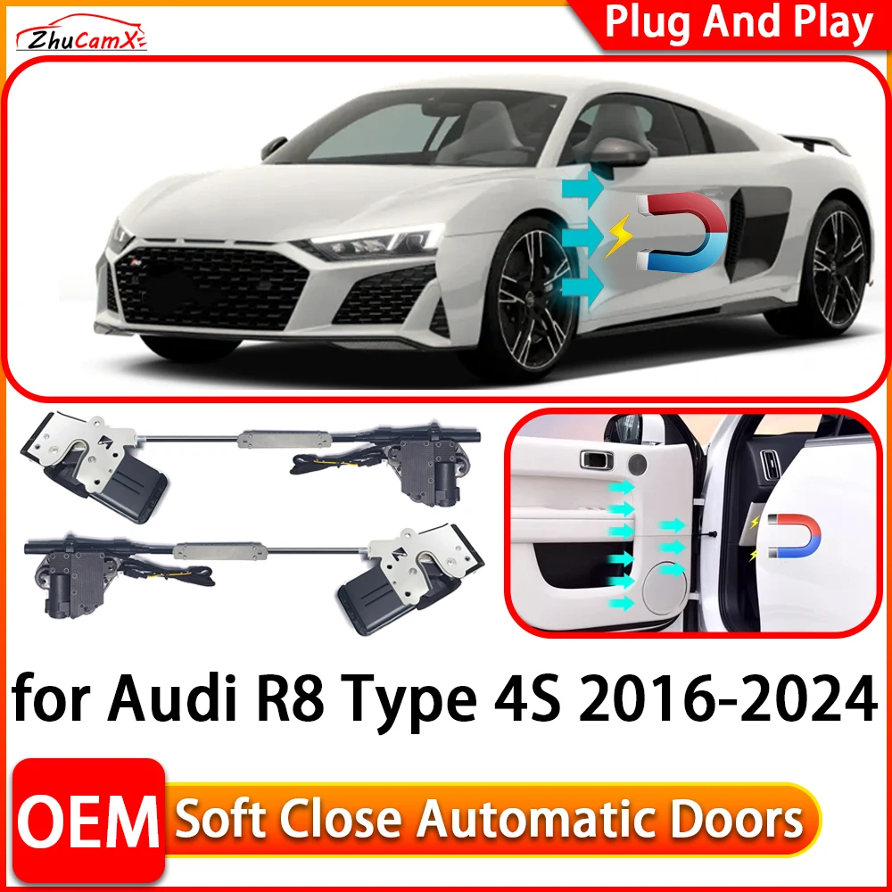 ZhuCamX for Audi R8 Type 4S 2016-2024 Car Automatic Electric Soft Close Door Closer Power Closing Door Comfort Closing System
ZhuCamX for Audi R8 Type 4S 2016-2024 Car Automatic Electric Soft Close Door Closer Power Closing Door Comfort Closing System