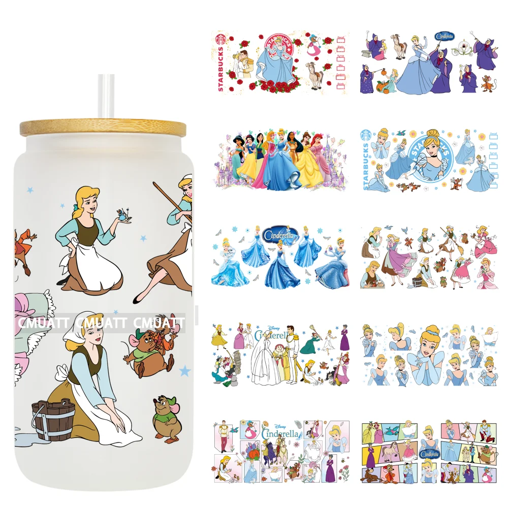 Princess Cartoon 16oz UV DTF Cup Wrap Cartoon Libbey Glass Beer Can Tumbler Stickers Waterproof Adhesive
Princess Cartoon 16oz UV DTF Cup Wrap Cartoon Libbey Glass Beer Can Tumbler Stickers Waterproof Adhesive