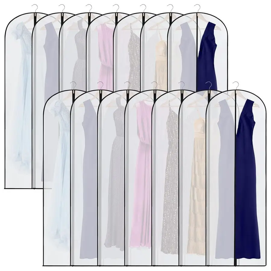 20 Pcs 24 x 72 Inch Garment Bags Bulk Garment Bags for Hanging Clothes Gown Long Dress Suit Bag Dustproof Cover for Closet Stora
20 Pcs 24 x 72 Inch Garment Bags Bulk Garment Bags for Hanging Clothes Gown Long Dress Suit Bag Dustproof Cover for Closet Stora