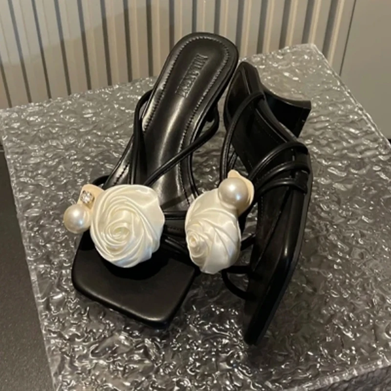 Women High Heels Slippers Designer Flower Sandals Woman Summer Shoes Slingback Flip Flop Sexy Dress Party Open Toe Slides Women
Women High Heels Slippers Designer Flower Sandals Woman Summer Shoes Slingback Flip Flop Sexy Dress Party Open Toe Slides Women