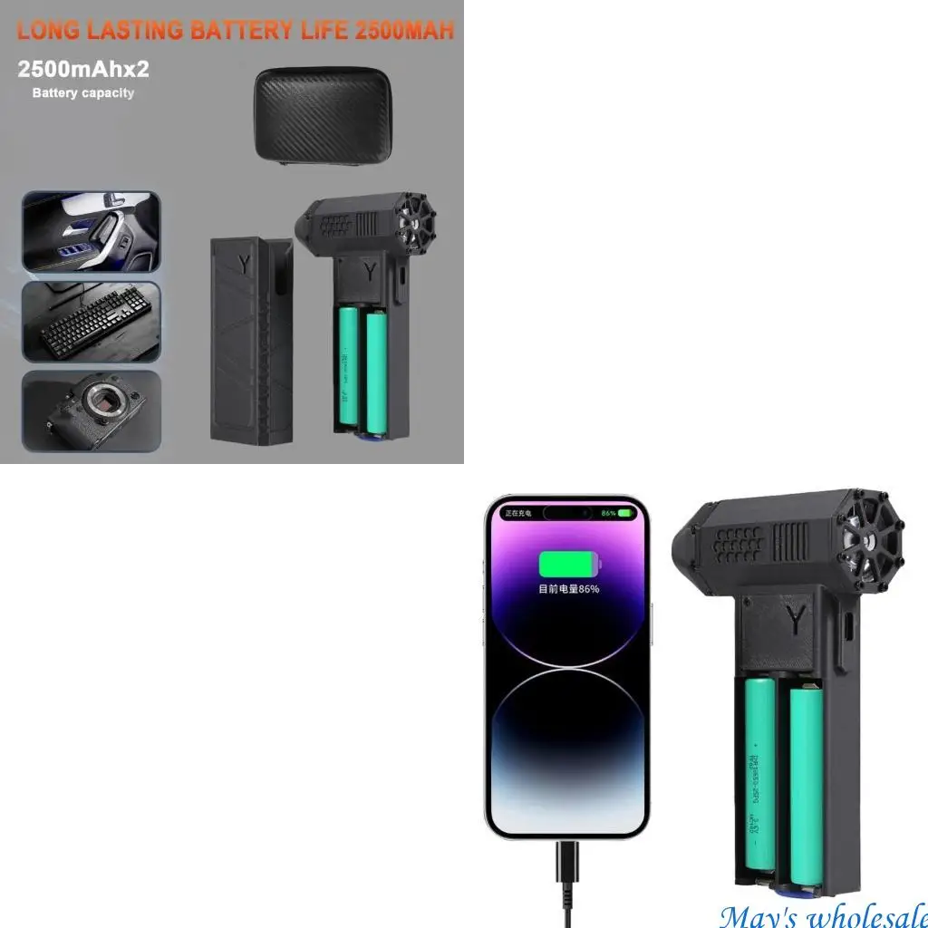 130000RPM Cordless Jet Fan Blower Rechargeable Jet Dry Air Blower Powerful 448A
130000RPM Cordless Jet Fan Blower Rechargeable Jet Dry Air Blower Powerful 448A