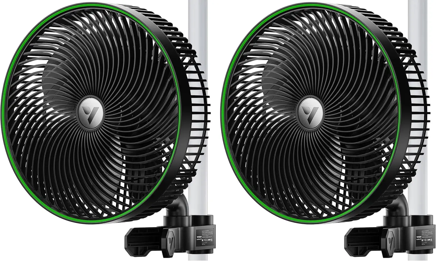 9-Inch Auto Oscillating Clip Fan with EC Motor, IP54 Weatherproof Circulation Fan, Strong Airflow & Quiet for Hydroponic Ventilation, US Patented, Pack of 2
9-Inch Auto Oscillating Clip Fan with EC Motor, IP54 Weatherproof Circulation Fan, Strong Airflow & Quiet for Hydroponic Ventilation, US Patented, Pack of 2