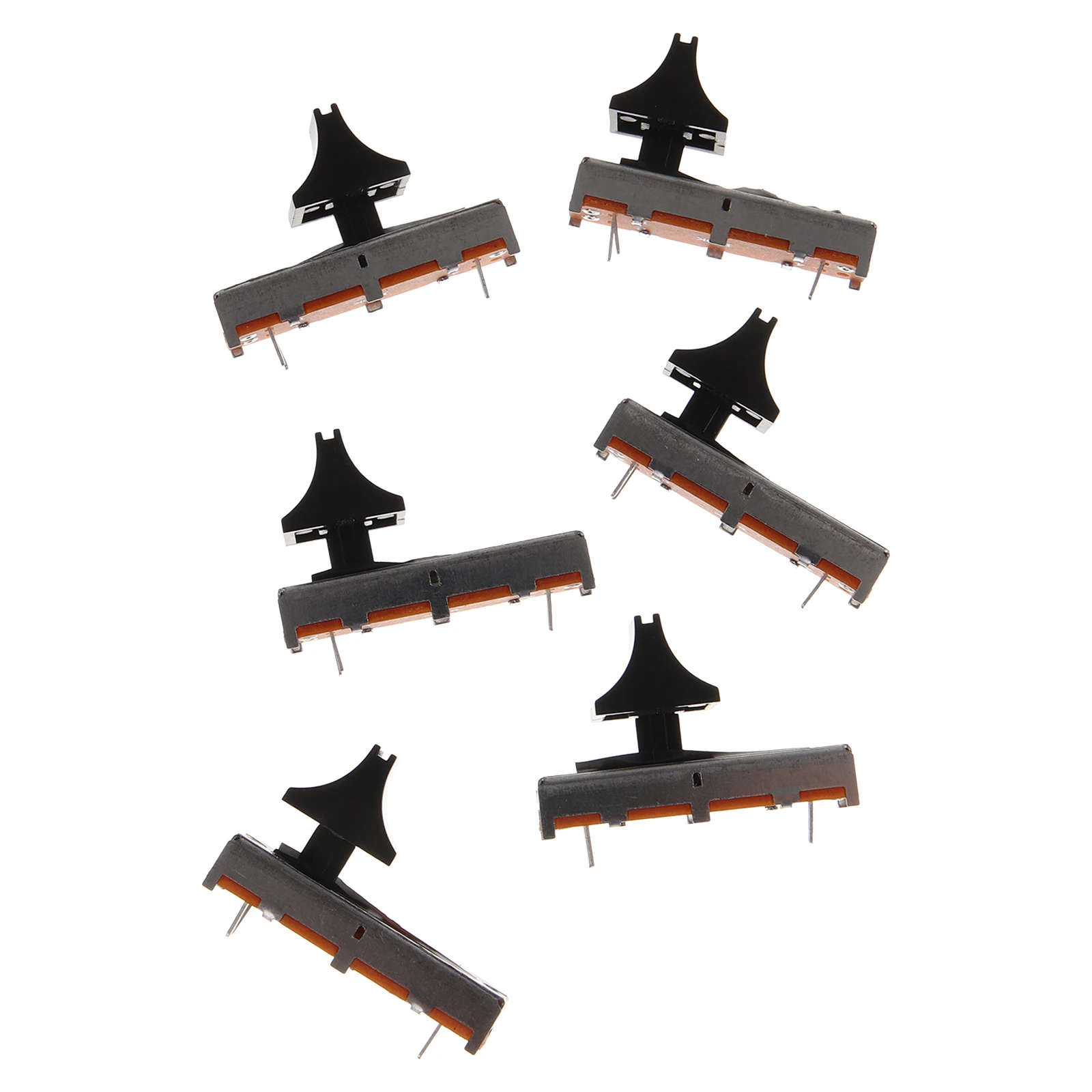 6 Pcs Fader Cap Potentiometer Replacement Slide Linear Slider for Tuning Stereo Volume Straight
6 Pcs Fader Cap Potentiometer Replacement Slide Linear Slider for Tuning Stereo Volume Straight