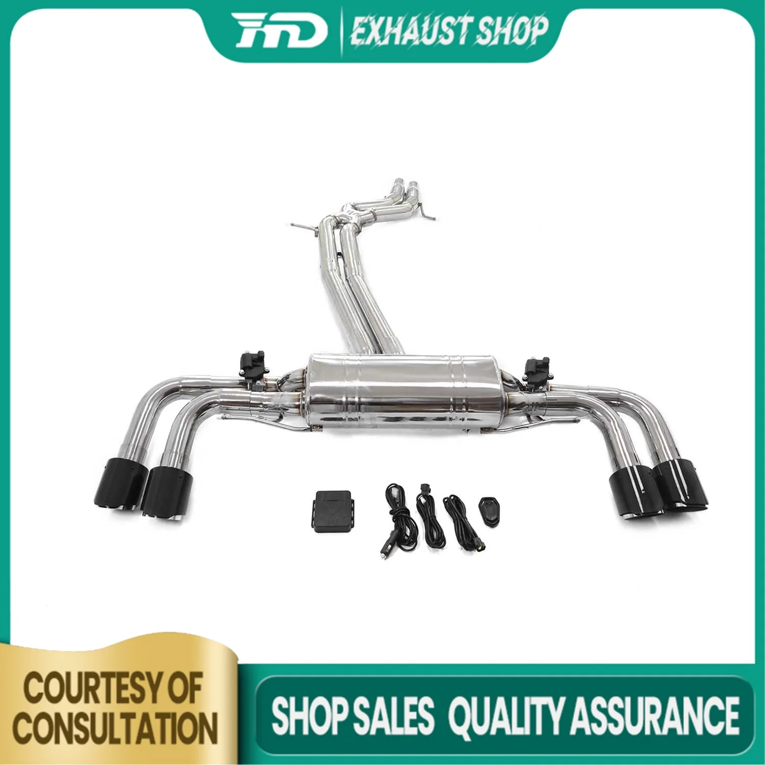 High Quality Catback For Porsche Cayenne Coupe 9Y0 3.0T Stainless Steel Exhaust System Electronic Valve Muffler Tips HMD
High Quality Catback For Porsche Cayenne Coupe 9Y0 3.0T Stainless Steel Exhaust System Electronic Valve Muffler Tips HMD