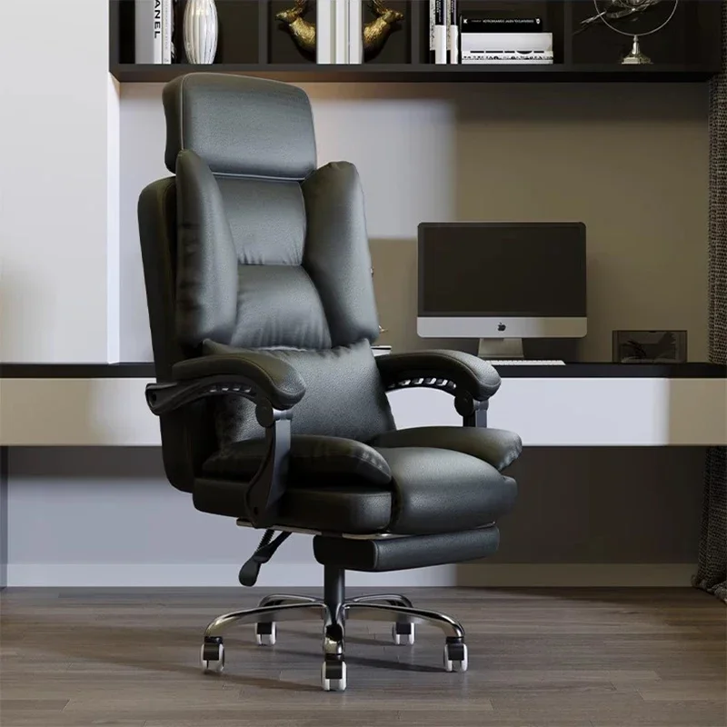 Luxurious Ergonomic Office Chairs Mobile Meeting Computer Recliner Office Chairs Leather Sedentary Furniture Silla Oficina LLOC
Luxurious Ergonomic Office Chairs Mobile Meeting Computer Recliner Office Chairs Leather Sedentary Furniture Silla Oficina LLOC