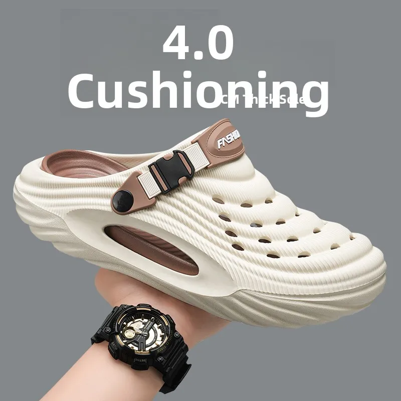 Men's Summer Outdoor Slip-On Anti-Slip Headed Clog Shoes Sports Beach Sandals Lightweight EVA Slip-On Footwear Rubber Sole
Men's Summer Outdoor Slip-On Anti-Slip Headed Clog Shoes Sports Beach Sandals Lightweight EVA Slip-On Footwear Rubber Sole