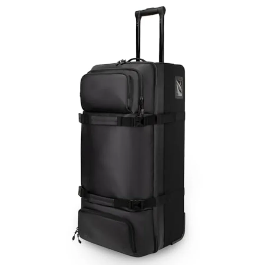 33 Inch 100L Extra Large Rolling Duffle Bag with Wheels, Wet Pocket and Shoe Compartment, Heavy Duty Water Resistant Wheeled Du
33 Inch 100L Extra Large Rolling Duffle Bag with Wheels, Wet Pocket and Shoe Compartment, Heavy Duty Water Resistant Wheeled Du