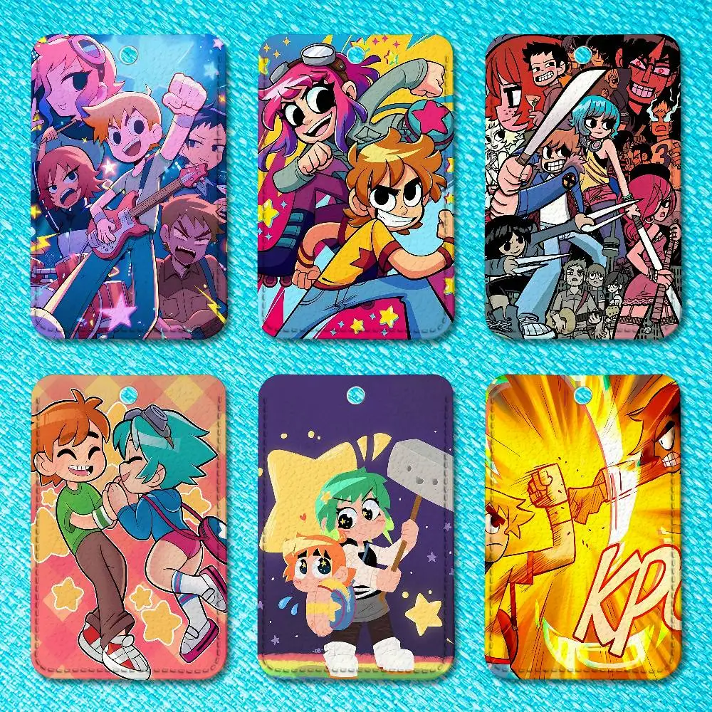 S-Scott Pilgrim T-Takes Off Cute Cartoon Card Keychain Anime Fashion Pendant Bag ID Door Card Case Bus Card
S-Scott Pilgrim T-Takes Off Cute Cartoon Card Keychain Anime Fashion Pendant Bag ID Door Card Case Bus Card