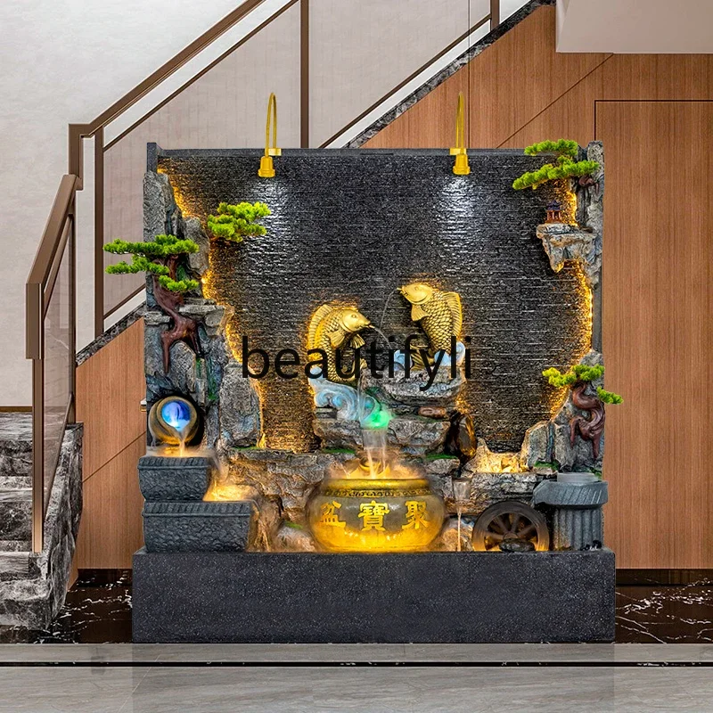 Water curtain wall, flowing water wall, fountain, lucky circulating water, courtyard garden, landscape ornament07
Water curtain wall, flowing water wall, fountain, lucky circulating water, courtyard garden, landscape ornament07