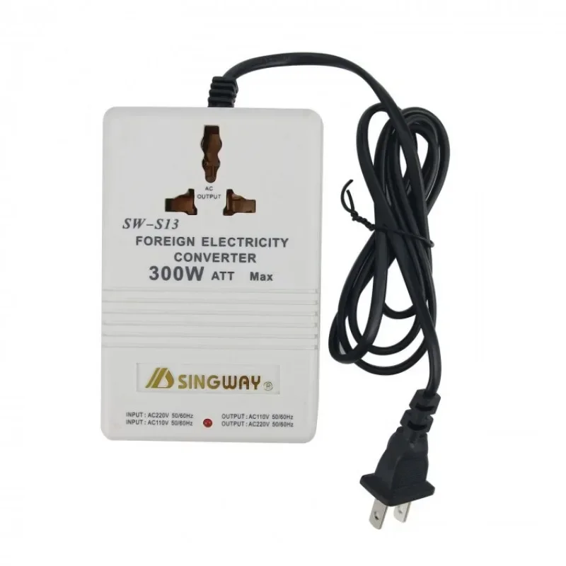 SW-S13 Two-Way AC 220V/110V To AC 110V/220V 300W Foreign Electricity Converter Voltage Converter
SW-S13 Two-Way AC 220V/110V To AC 110V/220V 300W Foreign Electricity Converter Voltage Converter