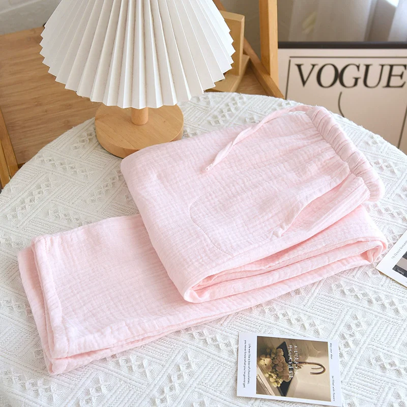 Брюки для сна из чистого хлопка, весна-лето 2026, новые домашние брюки для женщин, нижняя часть комплекта для сна, одежда для сна, женская домашняя одежда
Брюки для сна из чистого хлопка, весна-лето 2026, новые домашние брюки для женщин, нижняя часть комплекта для сна, одежда для сна, женская домашняя одежда