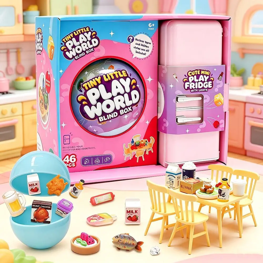Mini Refrigerator MINI Toy Blind Box Creative New Food Trendy Toy Blind Box Simulation Mini Refrigerator Ball Set
Mini Refrigerator MINI Toy Blind Box Creative New Food Trendy Toy Blind Box Simulation Mini Refrigerator Ball Set