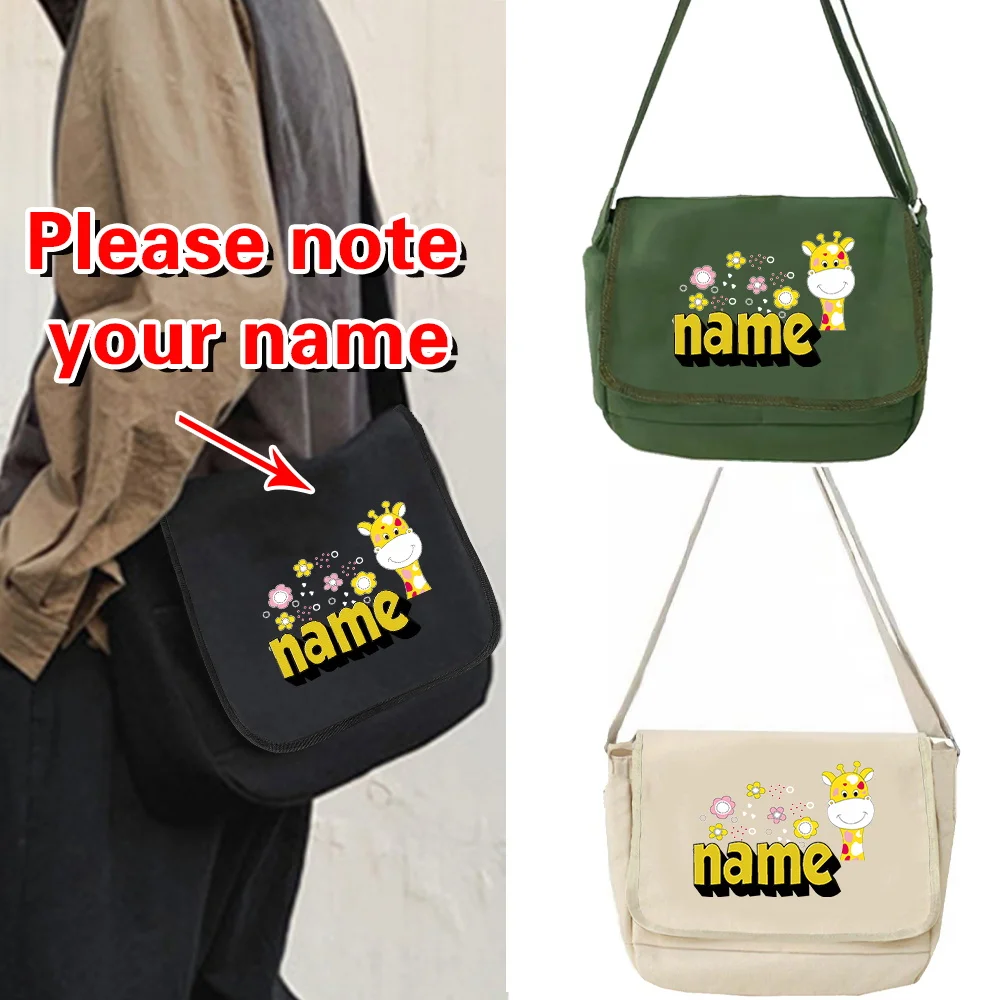 Personalized Customized Name Messenger Bag Shoulder Bags Vintage Handbag Adjustable Men Women Casual Canvas Crossbody Pack
Personalized Customized Name Messenger Bag Shoulder Bags Vintage Handbag Adjustable Men Women Casual Canvas Crossbody Pack