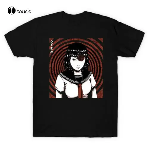 Ito Junji Horror Manga Deadly Pattern Spiral Tomie Black T-Shirt Tee Shirt unisex
Ito Junji Horror Manga Deadly Pattern Spiral Tomie Black T-Shirt Tee Shirt unisex